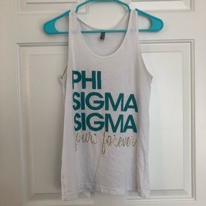 Phi Sigma Sigma Sorority Graphic Tank
